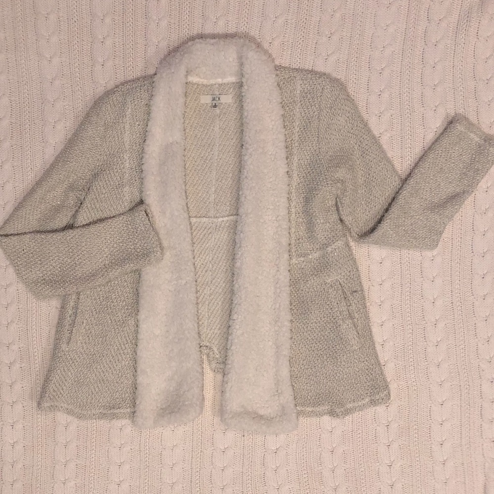 JACK sweater with sparkle thread detail